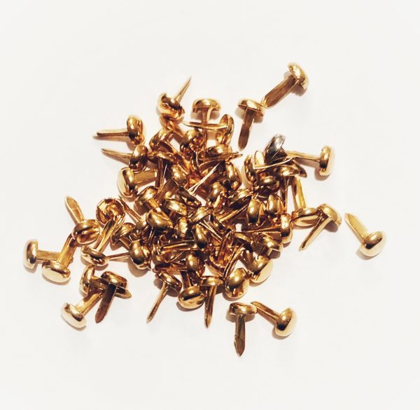 Metal Brads – Gold 60/pk